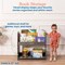 3-Shelf Floor Book Display with Handles and Storage, 30in, Classroom Storage